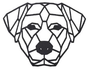 AtmoWood Drvena geometrijska slika - Labrador retriver 30 cm Barva:: Černá