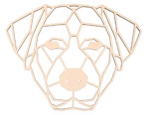 AtmoWood Drvena geometrijska slika - Labrador retriver 30 cm Boja: crno