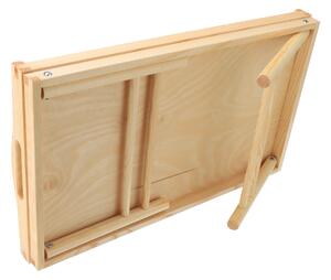 AtmoWood Drveni poslužavnik za krevet 50x30 cm