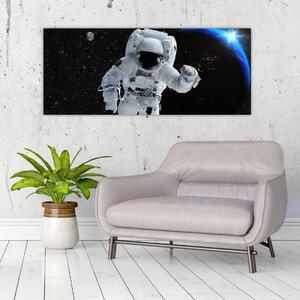 Slika - Astronaut u svemiru (120x50 cm)