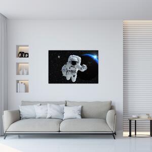 Slika - Astronaut u svemiru (90x60 cm)