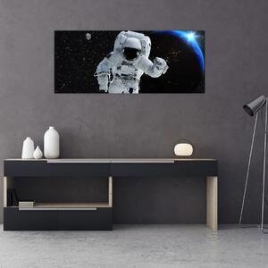 Slika - Astronaut u svemiru (120x50 cm)