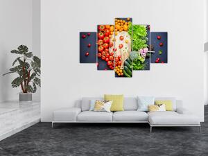 Slika - Stol pun povrća (150x105 cm)