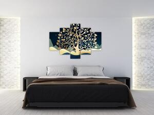 Slika zlatnog stabla (150x105 cm)