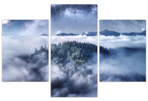 Slika šume u magli (90x60 cm)