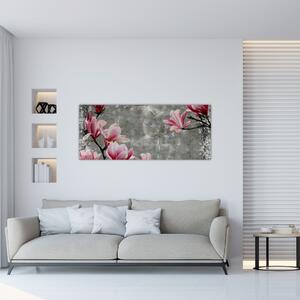 Slika s cvijećem (120x50 cm)