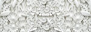 Foto tapeta - Alabaster bijela apstrakcija (152,5x104 cm)