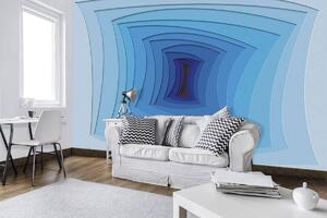 Foto tapeta - Plavi tunel (152,5x104 cm)
