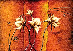 Foto tapeta - Umjetničko cvijeće (152,5x104 cm)