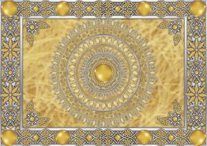 Foto tapeta - Zlatna Mandala (152,5x104 cm)
