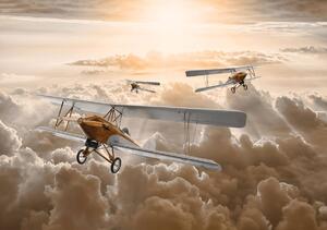 Foto tapeta - Avioni iznad oblaka (152,5x104 cm)