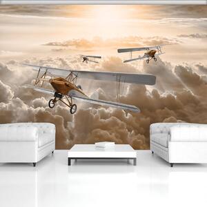 Foto tapeta - Avioni iznad oblaka (152,5x104 cm)
