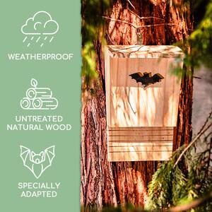 Blumfeldt Kućica za šišmiše, gnijezdo, pomoć za prezimljavanje, useljivo tijekom cijele godine, borovo drvo