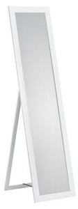 Stajaće ogledalo Tina (40 x 160 cm, Bijela boja, Staklo)