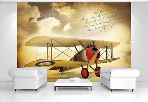 Foto tapeta - Vintage zrakoplov (152,5x104 cm)
