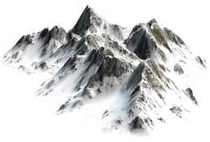 Foto tapeta - Planine prekrivene snijegom (152,5x104 cm)
