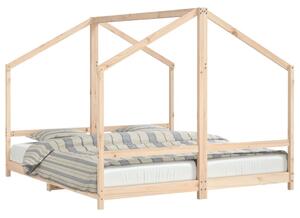 VidaXL Okvir za dječji krevet 2x(90x200) cm od masivne borovine