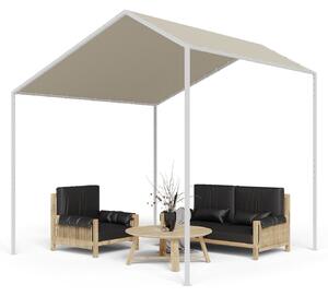 Blumfeldt La Rochelle Gazebo, kosi krov, UV 50+, aluminijski okvir, poliesterski pokrov