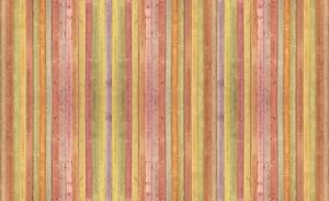 Foto tapeta - Tekstura - Obojene daske (152,5x104 cm)