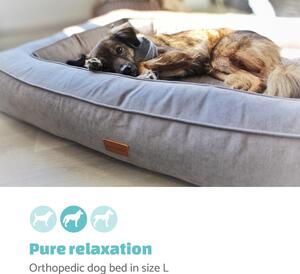 Brunolie Bruno, krevet za psa, košara za psa, periva, ortopedska, protuklizna, prozračna, memorijska pjena, veličina L (100 × 17 × 70 cm)