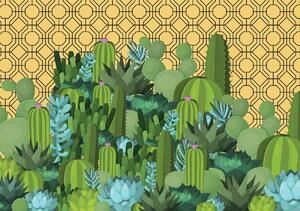 Foto tapeta - Otok kaktusa (152,5x104 cm)