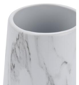 Bijela keramička čašica za četkicu za zube Marble - Tomasucci