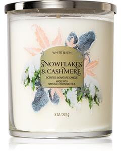 Bath & Body Works Snowflakes & Cashmere mirisna svijeća 227 g