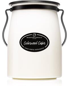 Milkhouse Candle Co. Creamery Cedarwood Cabin mirisna svijeća Butter Jar 624 g