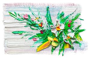 Foto tapeta - Uljano cvijeće (152,5x104 cm)