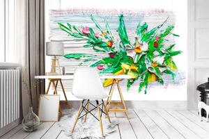 Foto tapeta - Uljano cvijeće (152,5x104 cm)