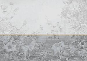 Foto tapeta - Cvijeće nasivoj pozadini (152,5x104 cm)
