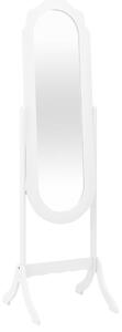 VidaXL Samostojeće ogledalo bijelo 45,5x47,5x160 cm konstruirano drvo
