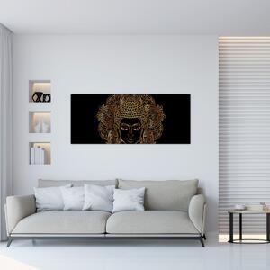 Slika zlatega Bude (120x50 cm)