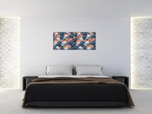 Slika - Valovi in ​​hribi (120x50 cm)