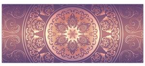 Slika - Mandala na vijoličnem prelivu (120x50 cm)