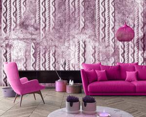 Foto tapeta - Betonski vez - ružičasti (152,5x104 cm)