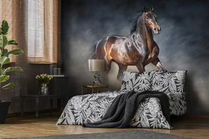 Foto tapeta - Smeđi konj (152,5x104 cm)