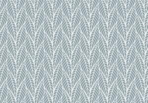 Foto tapeta - Ažurno lišće u sivoj boji (152,5x104 cm)