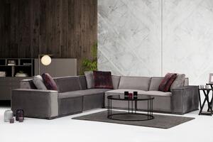 Atelier Del Sofa Kutna garnitura LEGO 3, siva, Lego Corner 3 (L1-O1-C-O1-1R)