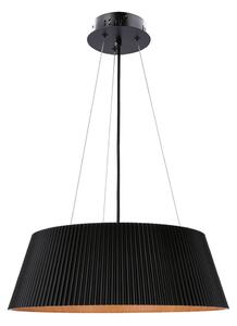 Crna LED viseća svjetiljka s metalnim sjenilom ø 45 cm Umbria – Candellux Lighting