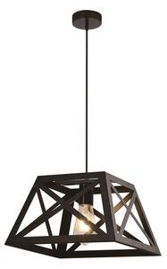 Crna metalna viseća lampa 32x32 cm Origami - Candellux Lighting