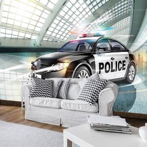 Foto tapeta - Policijski auto (152,5x104 cm)