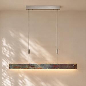 Quitani LED viseća lampa Malu, zlatno oksidirana, dužina 100 cm, prigušiva, Zlato / mjed, Dnevni boravak/blagovaonica, Metal