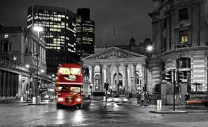 Foto tapeta - London i crveni Double Decker bus (152,5x104 cm)