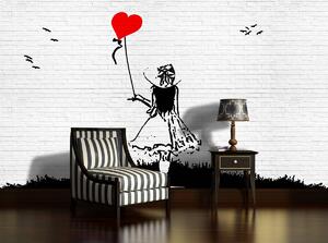 Foto tapeta - Djevojka s balonom Banksy (152,5x104 cm)
