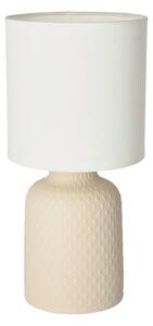 Bež stolna lampa s tekstilnim sjenilom (visina 32 cm) Iner – Candellux Lighting