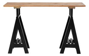 Pomoćni stol s pločom stola od borovine u prirodnoj boji 45x130 cm Hampstead – Premier Housewares