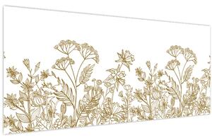 Slika - Travniške rože (120x50 cm)