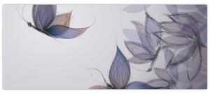 Slika - Risanje metuljev (120x50 cm)