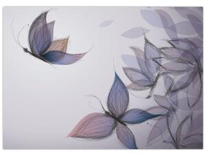 Slika - Risanje metuljev (70x50 cm)